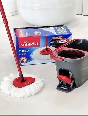 хим кг: Акция 3900 Швабра Vileda Turbo Smart Оригинал Производство Италия — 1