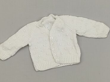 biały sweterek do chrztu: Kardigan, Wcześniak, stan - Dobry