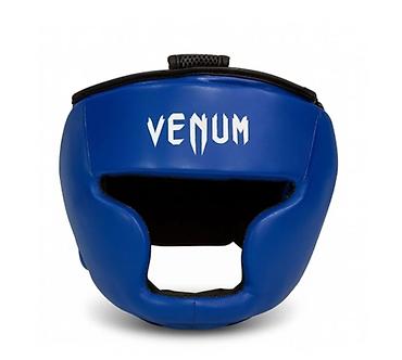 Venum boks/mma baş qoruyucusu - Rəng: mavi - Üst hissədə VENUM loqosu