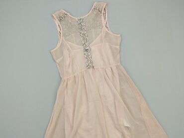 długa sukienki na wesele pudrowy róż: Sukienka, S, Esmara, stan - Dobry