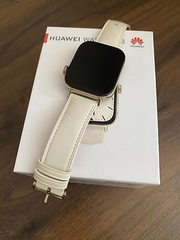 smart qolbaqlar: Huawei Watch Fit 3 – ağıllı saat. Deri kemer. Veziyyeti yeni kimi — 2