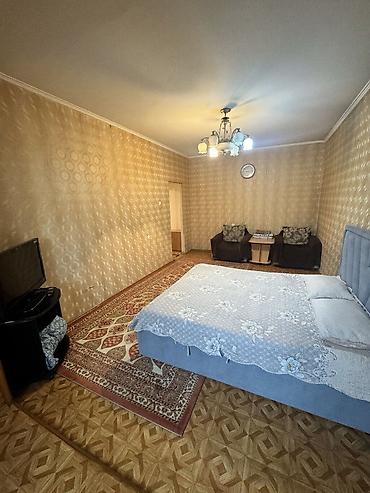 Квартиры: 1 комната, Бишкек Парк ТРЦ, Душевая кабина, Постельное белье, Кондиционер — 3