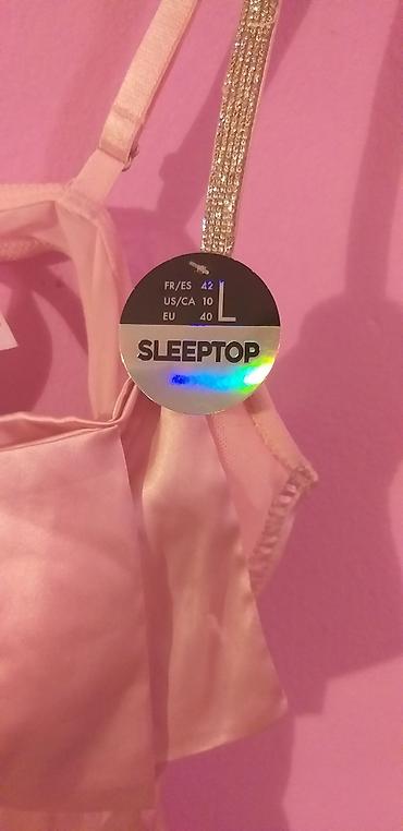 stradivarius s: Satenska ženska slip majica/top za spavanje (SleepTop). - Boja — 2