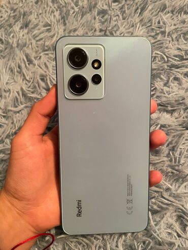 Xiaomi: Xiaomi Redmi Note 12, 128 GB, rəng - Göy, 
 Barmaq izi, Face ID