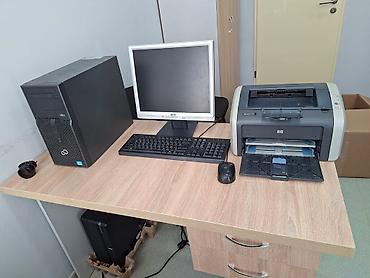 ucuz manitor: Ofis üçün tam kompüter dəsti Tərkib: - Fujitsu masaüstü sistem bloku — 1