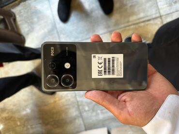 telefonlar poco: Poco X6, 512 GB, rəng - Boz, Barmaq izi
