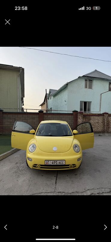 автомобиль бу: Volkswagen Bettle: 2001 г., 2 л, Автоматтык, Бензин, Купе
