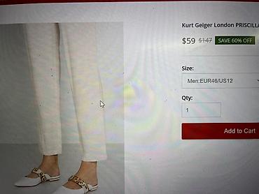 балетка новая: Балетки, Размер: 36, цвет - Белый, Новый — 6