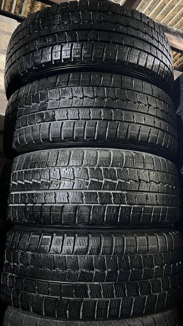 Шины: Шины 225 / 55 / R 17, Зима, Б/у, Комплект, Легковые, Япония, Dunlop