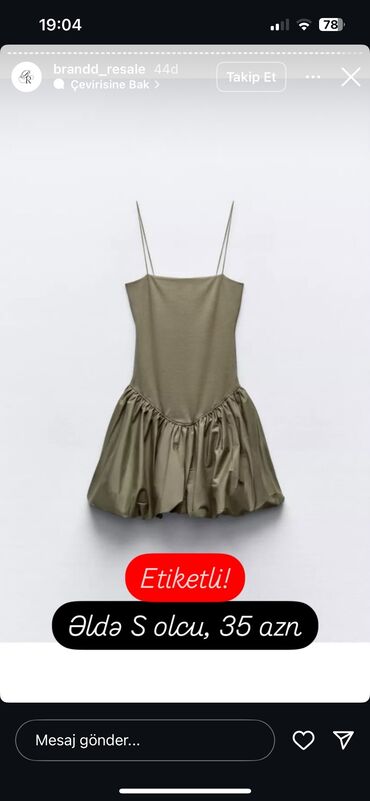 yun don: Gündəlik don, Mini, Zara, S (EU 36)