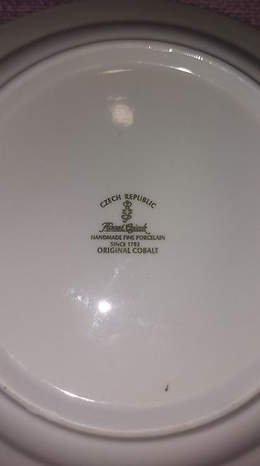 turbalar: Boşqablar, 1 əd, rəng - Qızılı, Farfor, Çexiya — 2