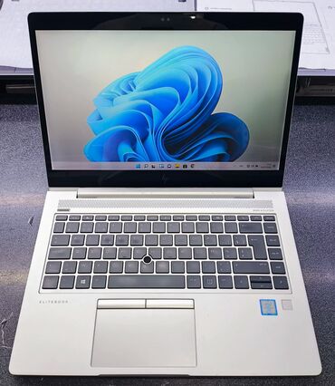 ноутбук 4 ядра: Ультрабук, HP, 8 ГБ ОЗУ, Intel Core i5, 14 ", Б/у, Для несложных задач, память NVMe SSD