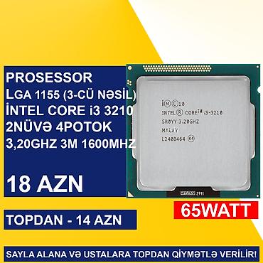 Prosessorlar: Kompüter üçün Prosessorlar SAYLA ALANA VƏ USTALARA TOPDAN QİYMƏTLƏ — 8