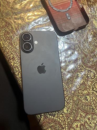 apple macbook: IPhone 16, 256 GB, Qara, Face ID — 1