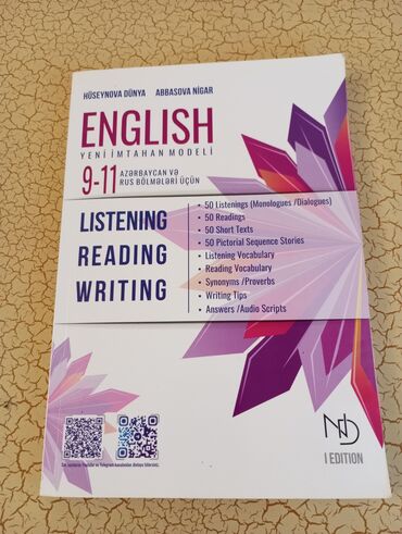 English Hüseynova Dunya Listening,Reading,Writing 9-11.Teze kimidir