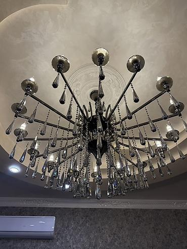 led guzgu: Çılçıraq, 10 və daha çox lampa, Xrustal — 2