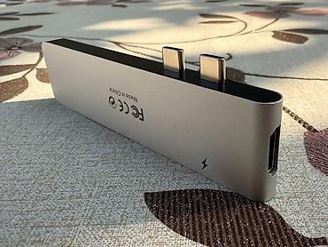 adaptorlar: ISTYLE USB‑C/Thunderbolt 3 Hub – MacBook üçün çoxportlu adapter — 4