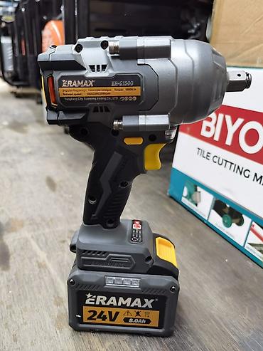 brushless: Аккумуляторный ударный гайковёрт ERAMAX ER-G1590 - Напряжение: 24 В — 1