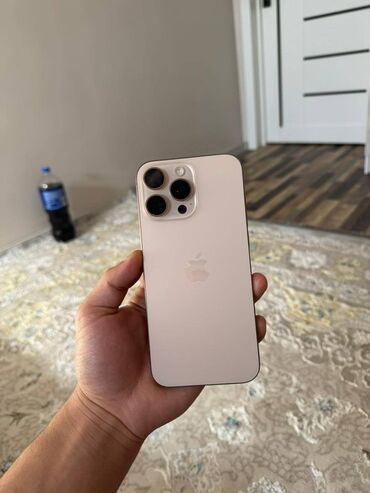 умные часы с сим картой: IPhone 16 Pro Max, Колдонулган, 256 ГБ, Desert Titanium, Каптама, Кабель, Куту, 98 %