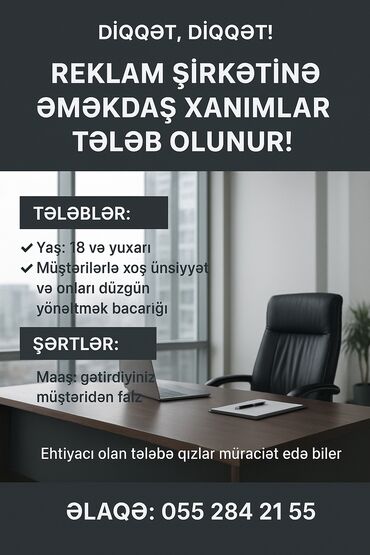 Taksi, logistika, çatdırılma: Marketoloq tələb olunur, Onlayn iş, 18-29 yaş, 3-5 illik təcrübə