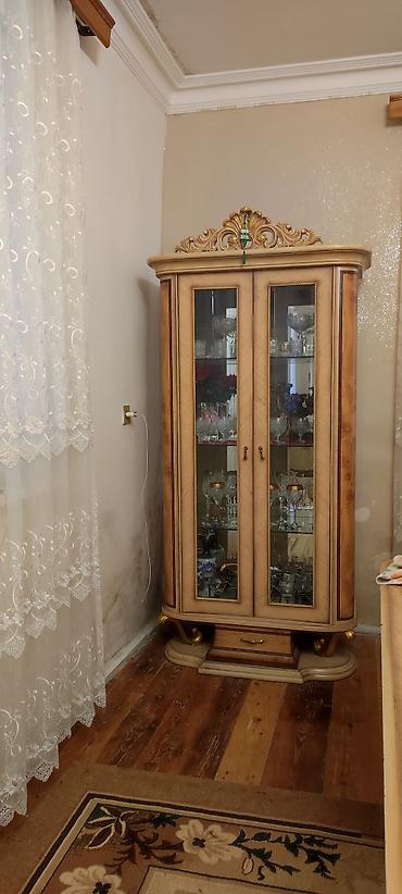 tac mebel: Klassik qonaq otağı mebel dəsti - Material: təbii ağac teksturalı — 2