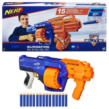 игрушечный бластер: Пушка NERF Вы вне конкуренции с 15 стрелами от Нерф Н-Страйк Элит