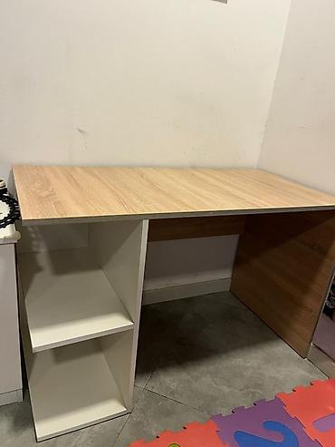 Düz masa, Stulsuz, Polkalı, Siyirməsiz, MDF lalafo.az -da — 2 Düz masa, Stulsuz, Polkalı, Siyirməsiz, MDF — 2