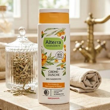 Alterra Naturkosmetik Creme-Dusche – BIO Sanddorn, 300 ml - Kremasti
