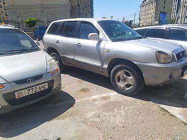 газ 53 токмок: Hyundai Santa Fe: 2003 г., 2 л, Автомат, Дизель, Кроссовер — 3