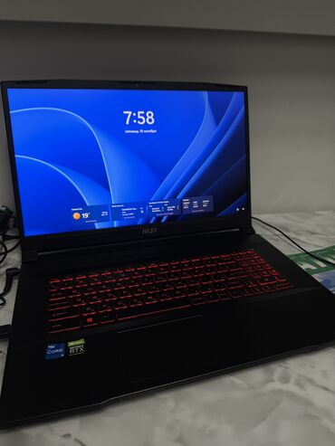 купить ноутбук в рассрочку без процентов: Ноутбук, MSI, 16 ГБ ОЭТ, Intel Core i5, 17.3 ", Колдонулган, Татаал эмес тапшырмалар үчүн, эс тутум SSD