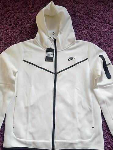 найк теч флиска: Мужской спортивный костюм, 2XL, Nike, Новый, цвет - Белый — 1