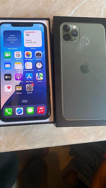 IPhone 11 Pro Max, 64 GB, Yaşıl, Face ID lalafo.az -da IPhone 11 Pro Max, 64 GB, Yaşıl, Face ID