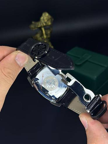Aksesuarlar: Patek Philippe tərzində elegant kişi qol saatı - Korpus: tonno — 3