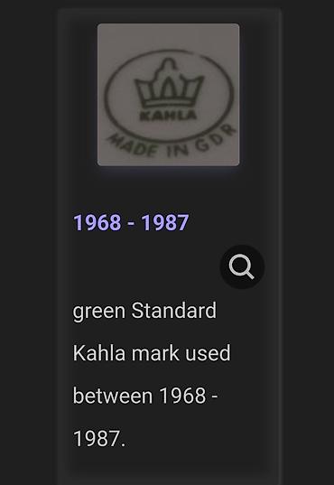 Kuhinjski setovi: Tanjiri Kahla porcelan cvibl mustra 1968 do 1987g.Nemacka. Tanjiri — 9