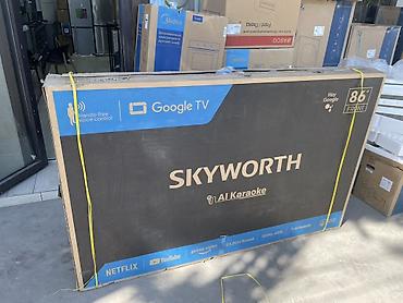 телевизоры 80 дюймов: Телевизор Skyworth 86" с Google TV - Диагональ: 86" - Платформа — 2