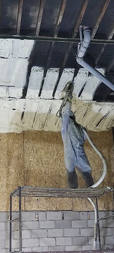 Утепление: Утепление потолоков, Утепление крыши | Утепление завода, Утепление цеха, Утепление склада Пенополиуретан Больше 6 лет опыта — 7