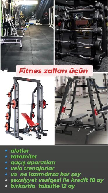 Əlcəklər: Fitnes,sport,zal, trenajor istənilən alətlərin satışı . fitnes zalı