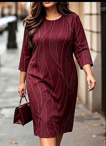 givenchy majica: Haljine za punije ✨️ BIG SIZE MODEL ✨️ Prelepe haljine za punije dame — 2