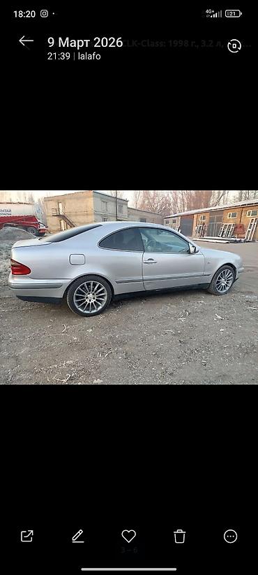 мерс clk: Mercedes-Benz CLK-Class: 1998 г., 3.2 л, Автомат, Бензин, Купе — 5