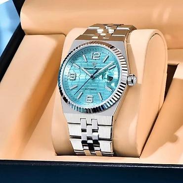 Ručni satovi: PAGANI DESIGN PD-YS027 - 40.5mm -Plava- Rolex Land-Dweller Potpuno — 6
