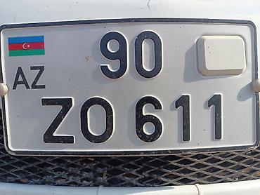 hyundai emblem: AZ dövlət nömrə nişanı: 90 ZO 611 - Seriya: ZO - Region kodu: 90 - Ön — 2