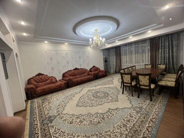 сдаю квартир в бишкеке на долгий срок: 3 комнаты, Собственник, С мебелью полностью