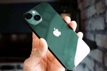 теоефоны: IPhone 13, Б/у, 256 ГБ, Зеленый, Зарядное устройство, Защитное стекло, Чехол, 83 %