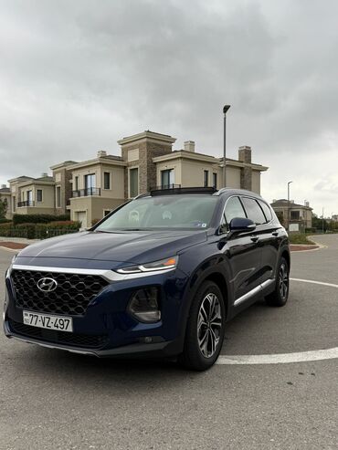 kvadrasikl satışı: Hyundai Santa Fe – mavi rəngli, şəhər və uzun yol üçün ideal ailəvi