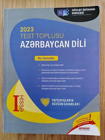 Kitablar və jurnallar: Dərs və imtahan hazırlığı üçün kitab satilir — 8