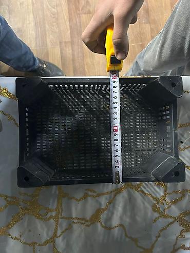 Mağaza səbətləri: Məhsul: Plastik modul səbət sistemi Təsvir: - Qara rəngli, hava — 6