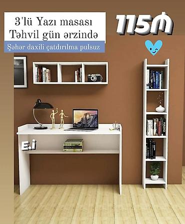 ikinci el ofis malzemeleri: Yazı masası 115 azn rəng seçimi var çatdırılma var endirimli qiymətlə — 1