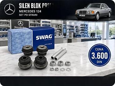 Sistem upravljanja i oslanjanja: MERCEDES 124 190 SILEN BLOK PREDNJE VILJUSKE SET PO STRANI | Silen — 2