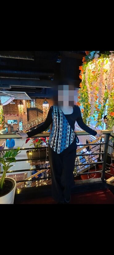 Повседневные платья: Платья в свободном крое (макси) 1) Синее платье-туника: - Длина — 7