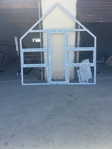 Pəncərələrin quraşdırılması, montajı: Plastik qapı-pəncərə istehsalı və quraşdırılması - PVC (plastik) qapı — 9